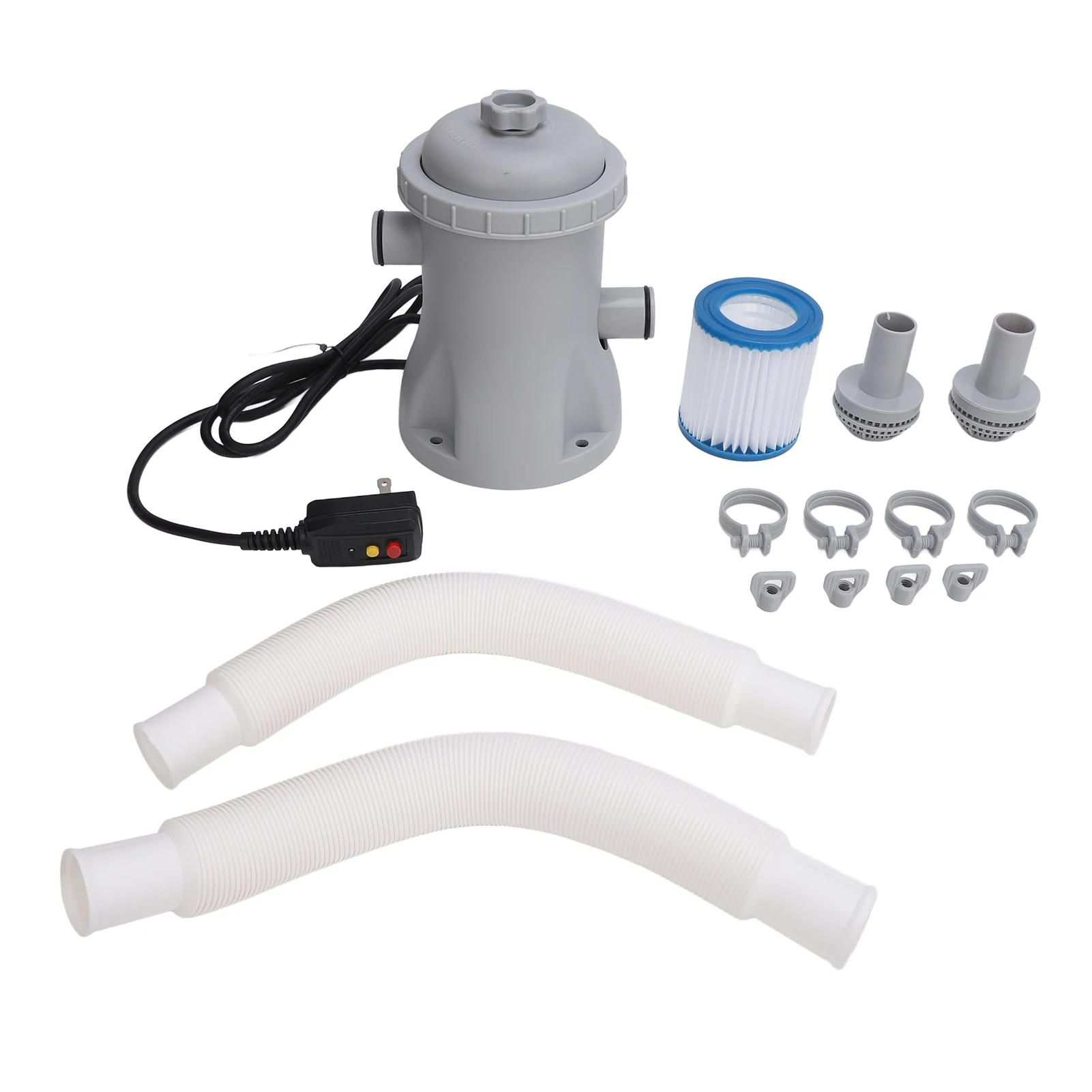Electric Swimming Pool Filter Pump for Above Ground Pools 330 Gallon Cartridge Pool Filters Pump System