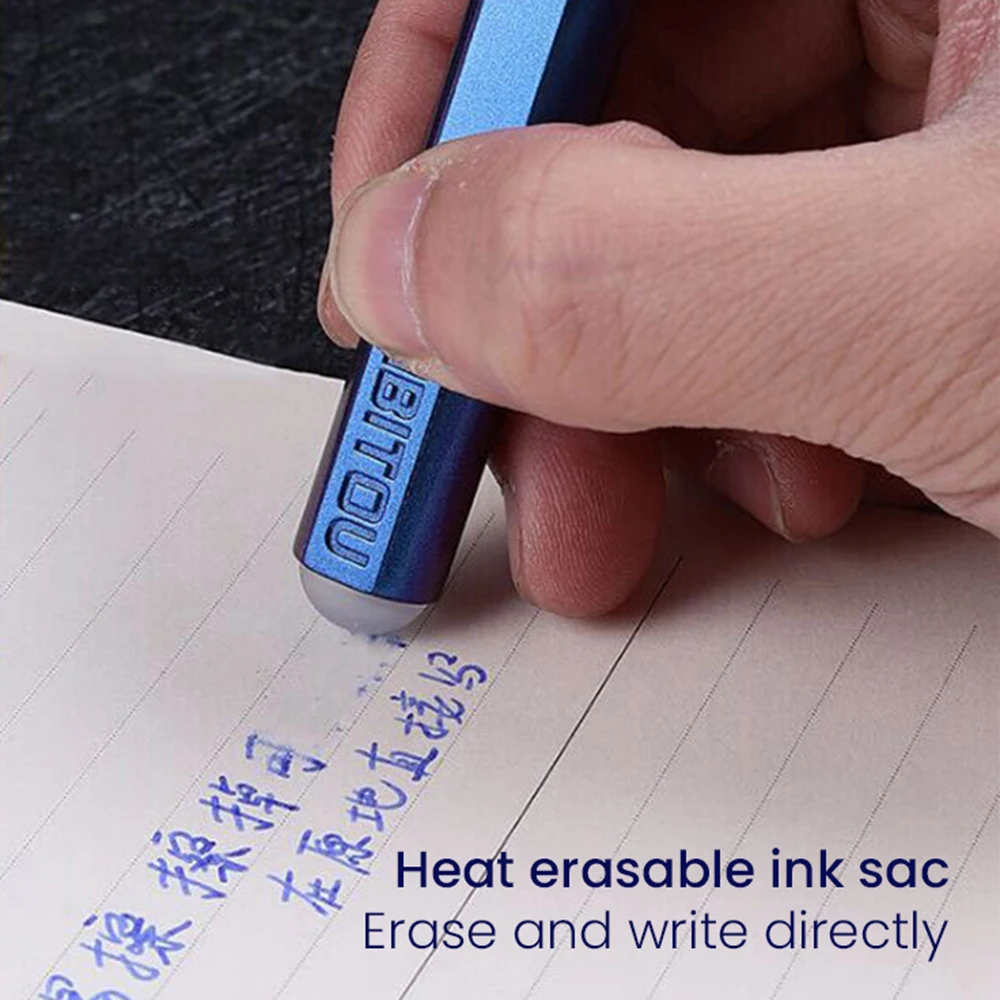 

Thermal Erasable Ink Capsules 3.4mm Refills for Home Office Supply Refills Remove by Friction Quick Erase Handwriting B99