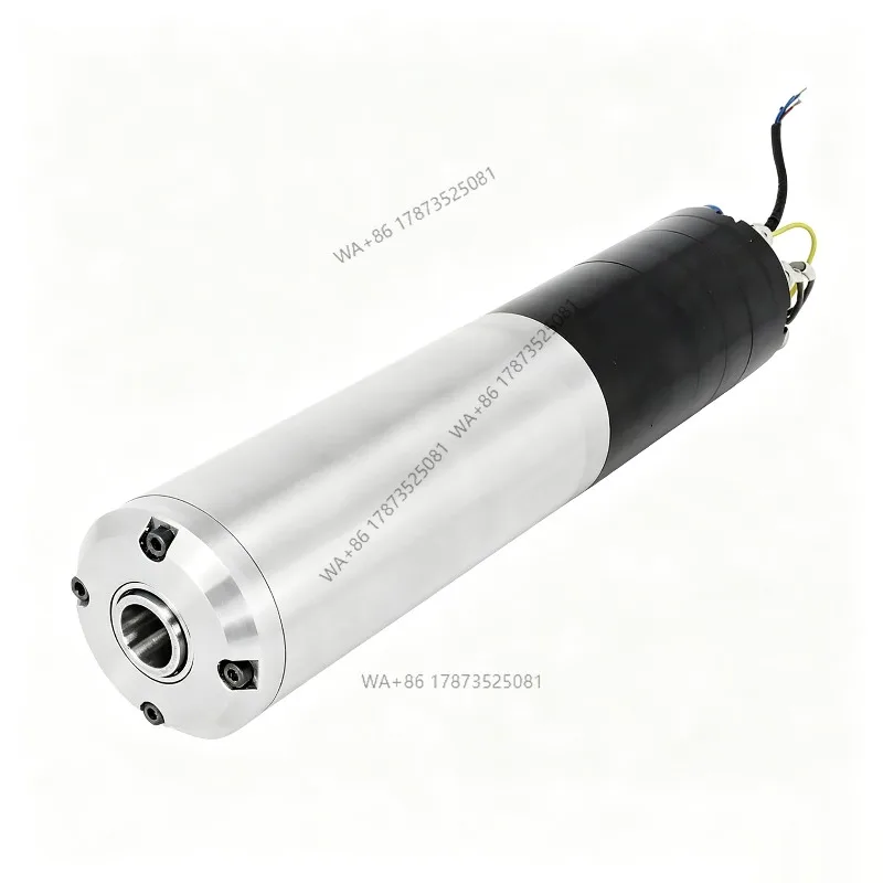 『US/EU』NC 2.2W 220V ATC Spindle Motor ISO20 80mm Permanent POWER Water Cooled Spindle+Inverter For CNC Router Machine