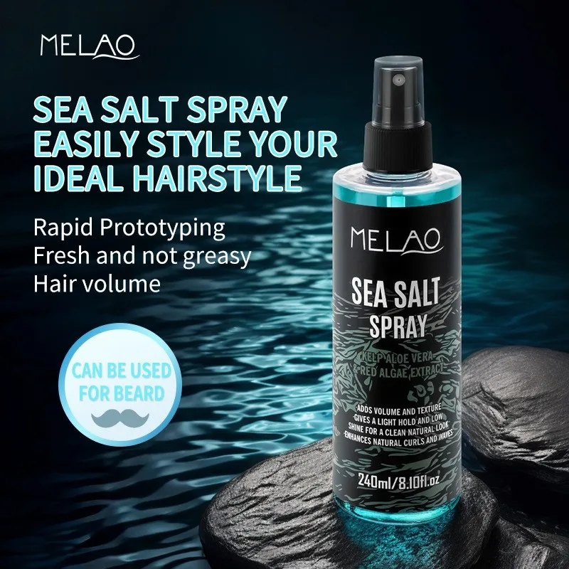 

Men's Sea Salt Texturizing Spray - Creates Natural Volume & Flexible Hold Without Hardness