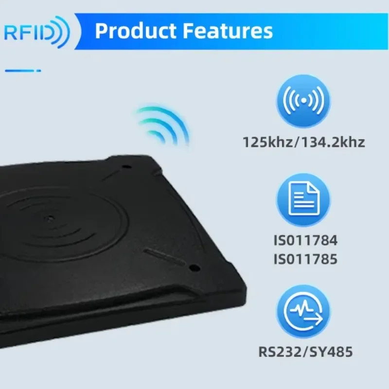 2026/134.2Khz Pet Microchip Tag Scanner Pig Cow Chicken Breeding m Pet Scanner Tag Reader ISO 11784/11785 LF ID Animal Reader