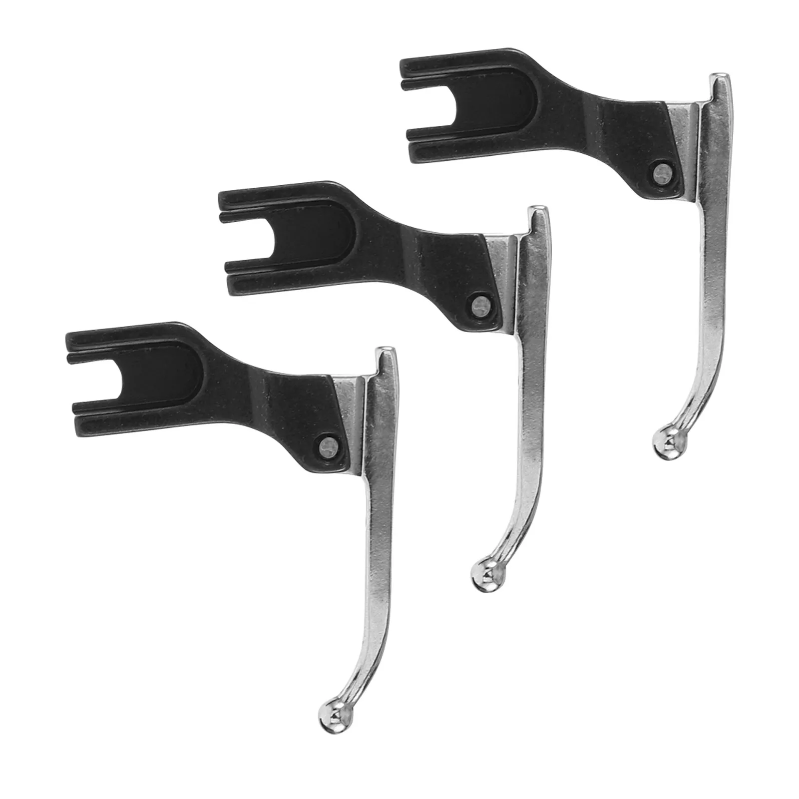 3Pcs Smooth Rolling Beading Presser Foot for Bridal Gown Couture Luxury Textiles Sequin Avoiding Flatbed Sewing Machine