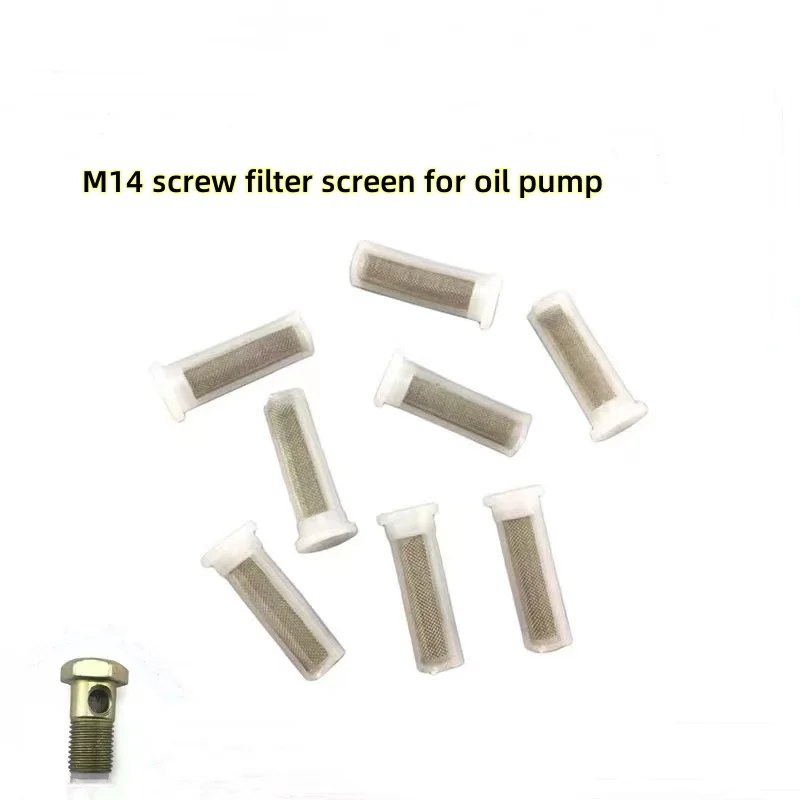 M14 * 1.5 Hollow Screw With Filter Oil Pipe Screw Diesel Engine Oil Pipe Return Oil Screw Repair Kit Oil Pump