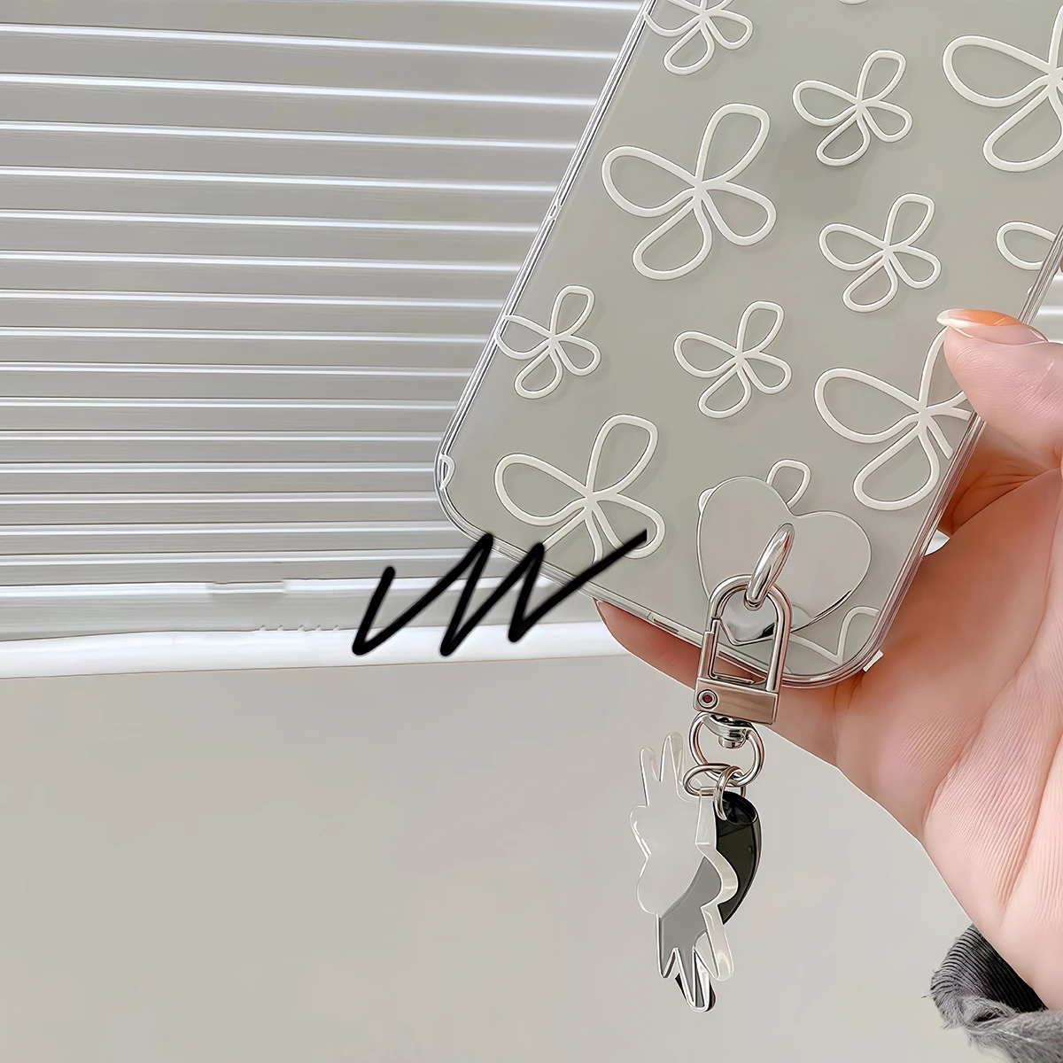 3/5Pcs Adhesive Metal Phone Charm Holder Finger Ring Stand Hook Buckle Heart Shaped for Mobile Phone Case Accessories Supplies image 5