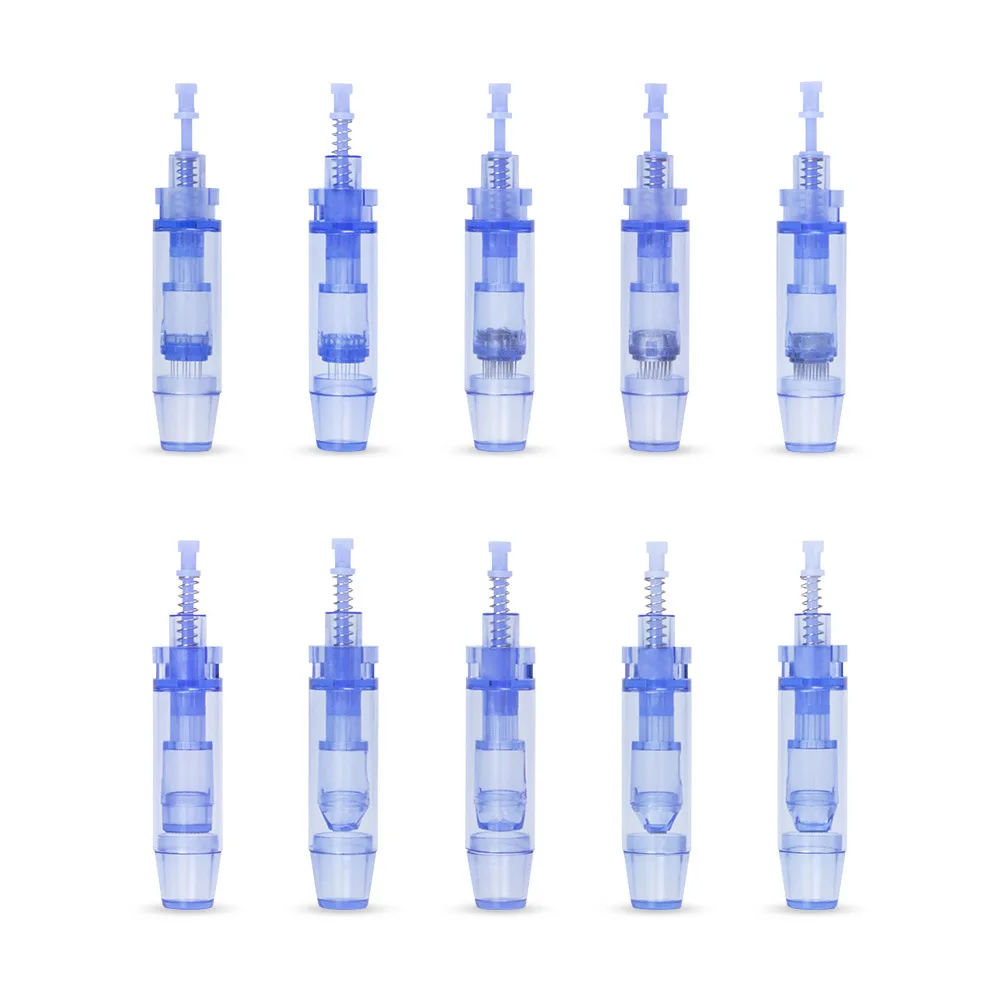 10Pcs 9/12/36/42 Nano Needles Microneedling Bayonet Tattoo Cartridge Needle Tip For A1 Derma Pen Face Beauty Meso Machine