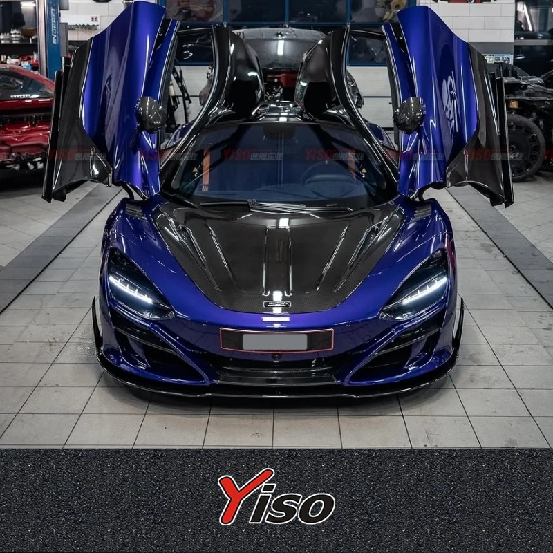 

Suitable for 720S MANSOR dry carbon fiber Modified encirclemen hood and headcover 720S Aerodynamic kit