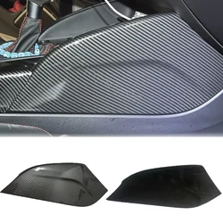 Car Styling Center Gear Both Side Shift Panel Water Cup Drink Holder Decor Sticker Cover Trim for Audi A3 8V S3 RS3 2014-2018