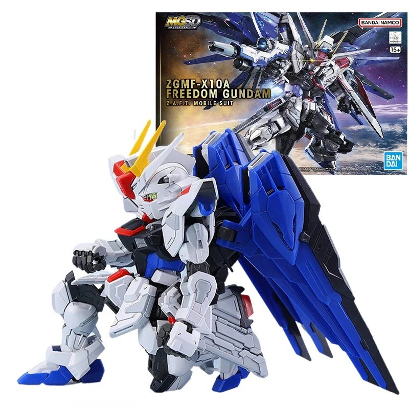 

In Stock Bandai Gundam ZGMF-X10A Freedom MGSD Action Figure Toy Series Children's Gift