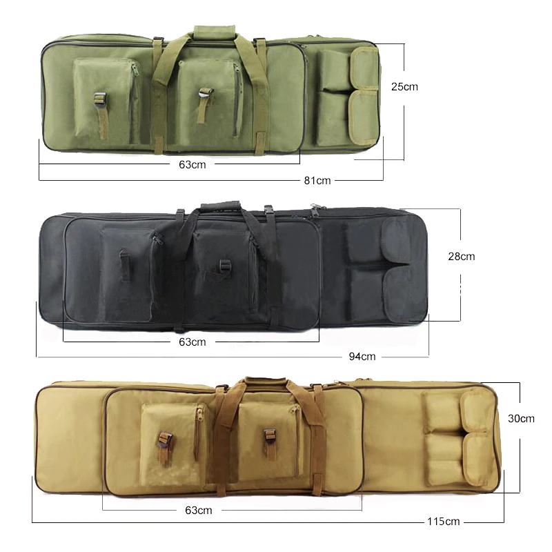 85/95/116cm Rifle Bag Case Heavy Gun Bag Backpack Tactical Sniper Carbine Airsoft Protection Gun Backpack Hunting Bag