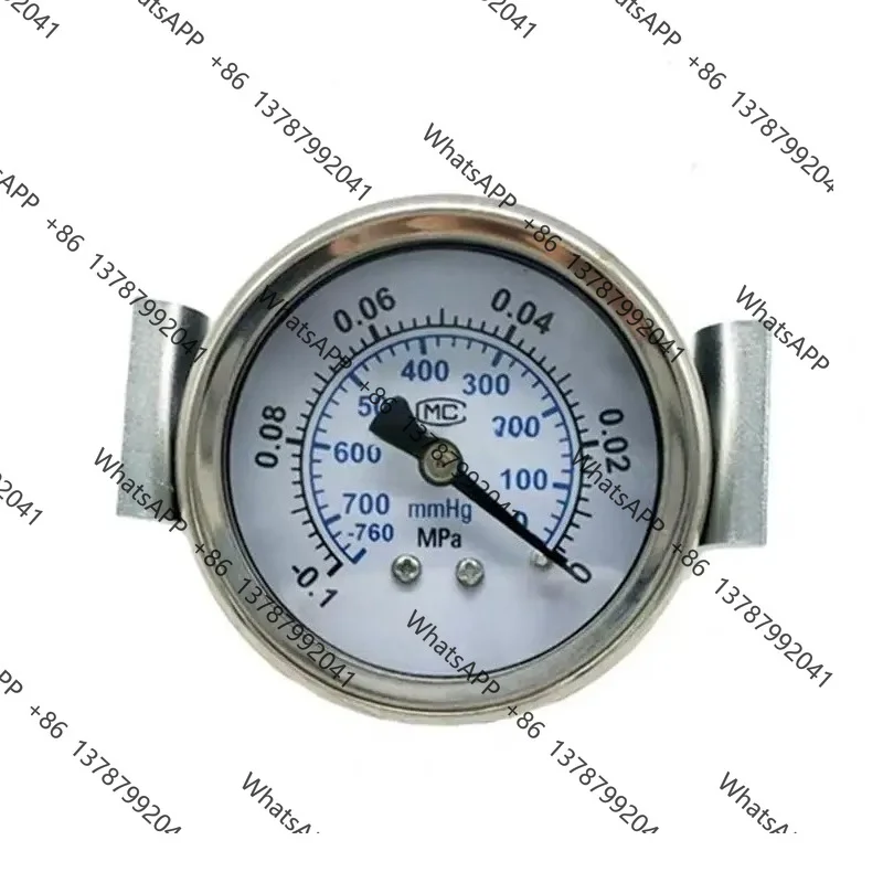 10Pcs YN40Z Shock‑proof Pressure Gauge 40mm M10*1 1/8 For Water Oil Hydraulic Vacuum Negative Pressure