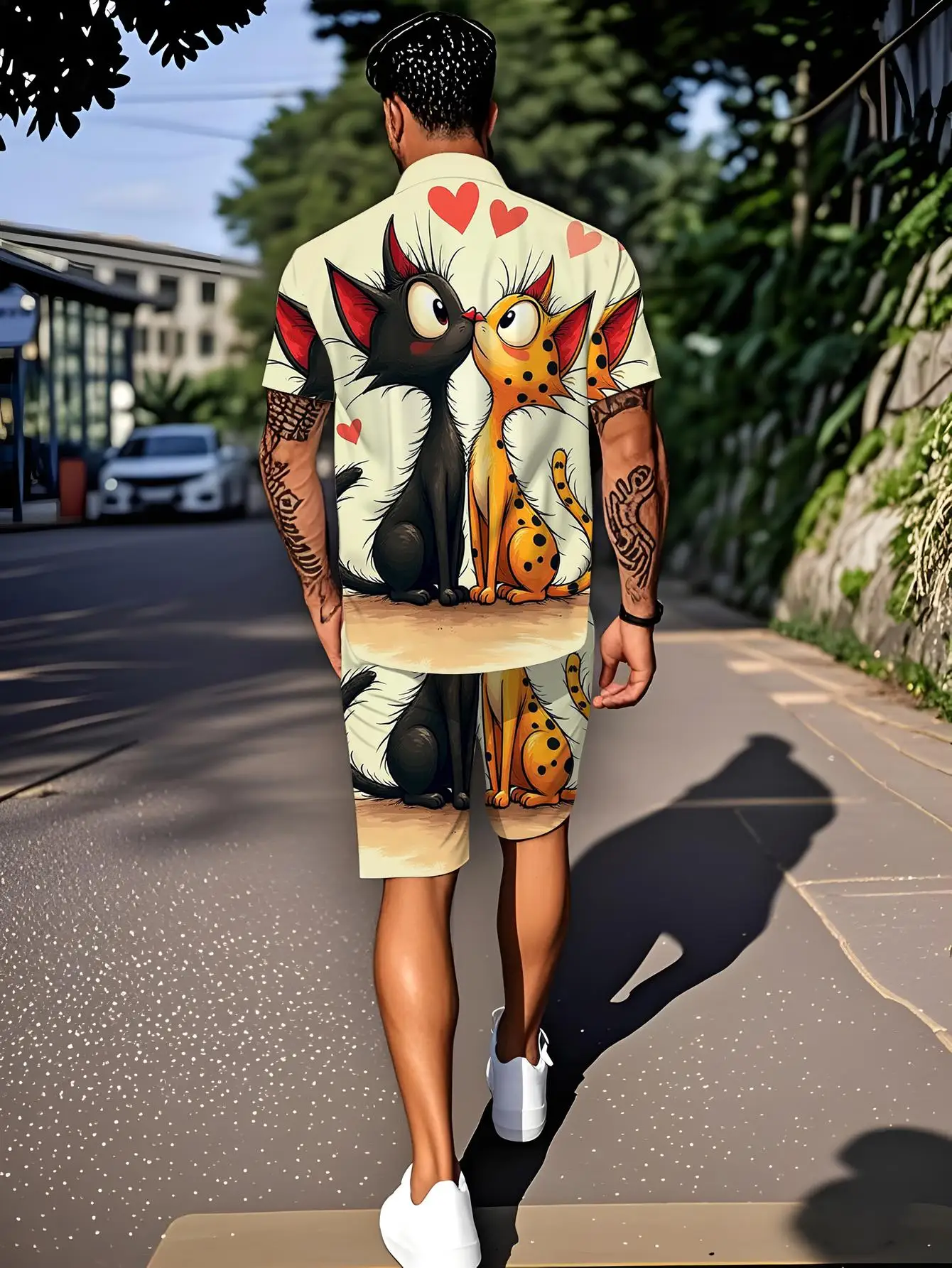 Men's Shirt Sets 2026 Spring/Summer clothing set jogging suit sets for men tracksuit  for man drip clothing Graphic 3D Printed view 4