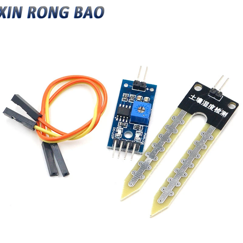 Smart Soil Moisture Hygrometer Sensor Module for Arduino DIY Robot Car - Humidity Detection Electronics