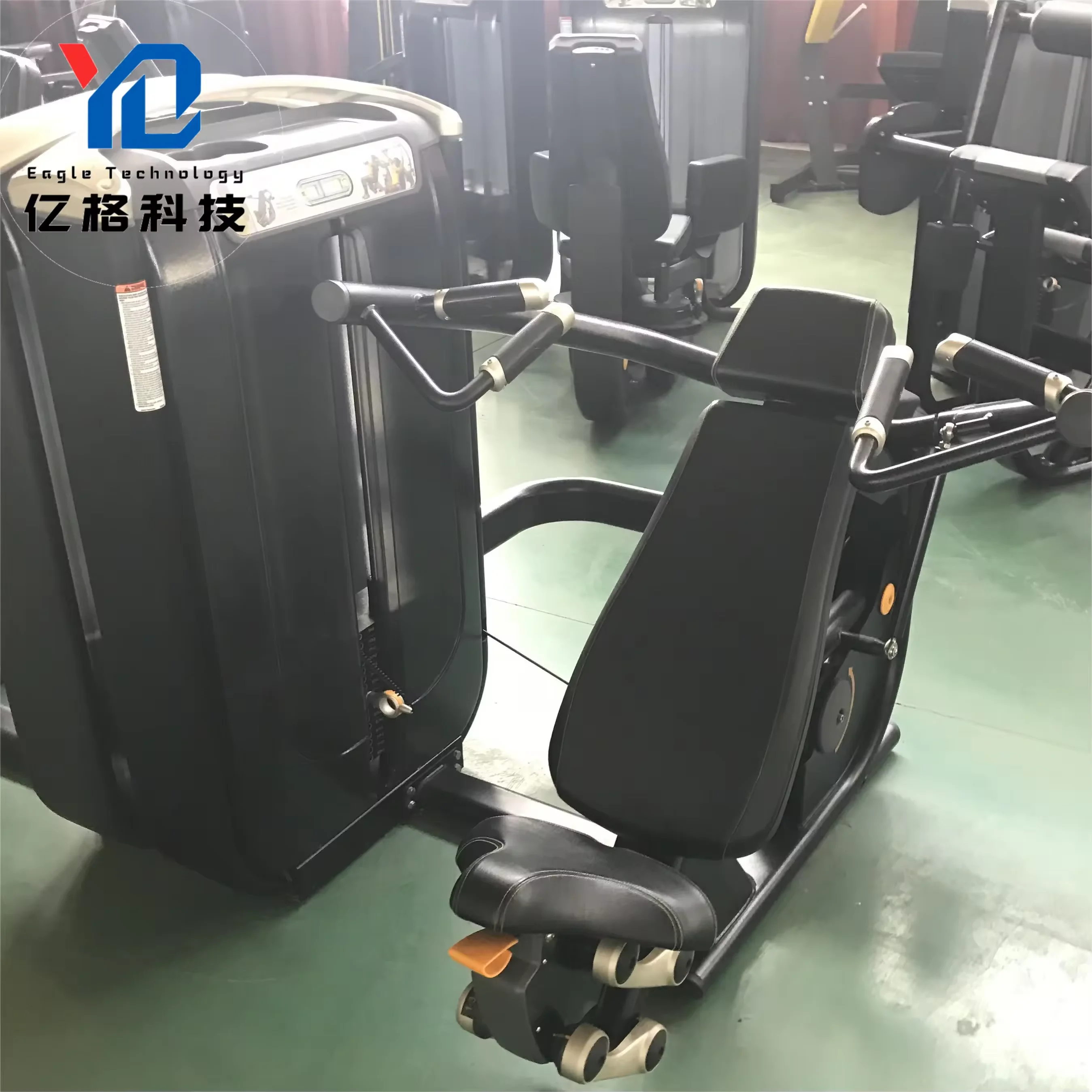 YG-9001 YG Fitness equipo de gimnasio de alta calidad máquina de fuerza máquina cargada con Pin prensa de hombro máquina de entrenamiento sentado