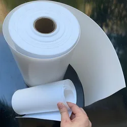 Width 300MM White PTFE Film High Strength Temperature PTFE Sheet Thickness 0.1 /0.2/ 0.3/ 0.4 /0.5mm PTFE Sheets