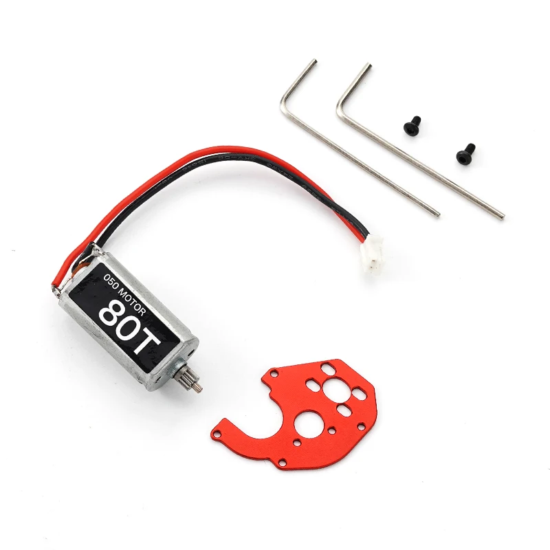 2pcs 1/24 Motor And Motor Base RC Upgrade Part Aluminum Alloy Unique Design Rc Motor And Motor Base For Axial Scx24 RC