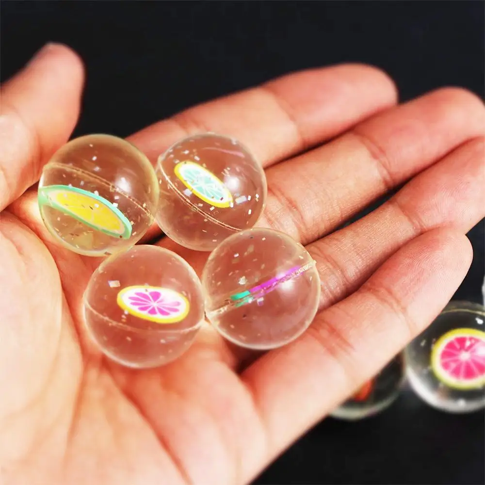 Esportes ao ar livre crianças presente brinquedo engraçado brinquedos de banho limpar bolas saltando bolas frutas bolas saltitantes