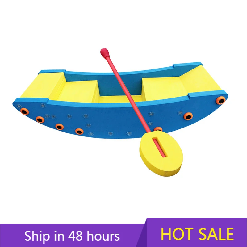 

YTYIN Lightweight Durable EVA Floating Water Castle Boat for Kids for Swimming Training and Water Play
