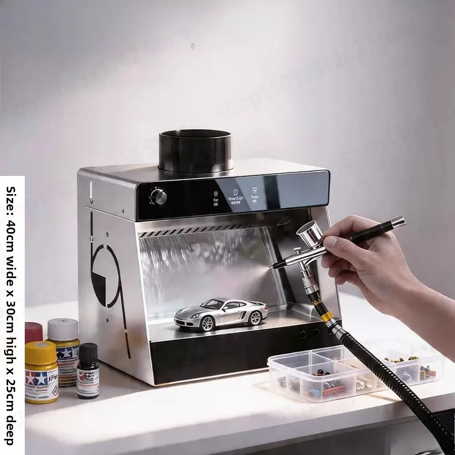Refined Model Spraying Water Curtain Assembly-free Figure Spraying Oil Tank Coloring Table