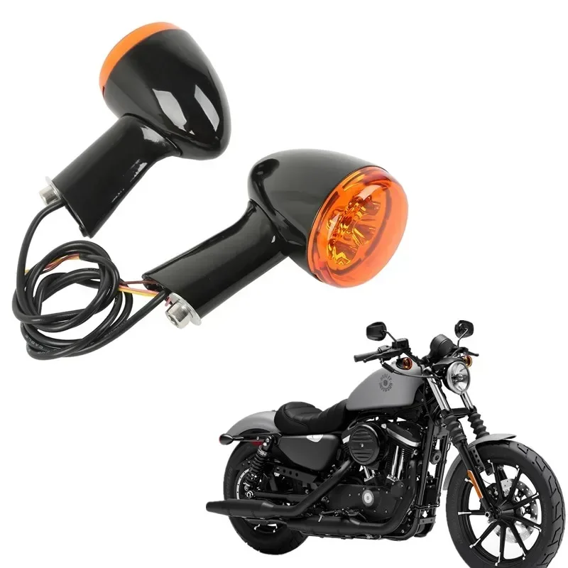 

Для Harley Sportster 883 Iron XL1200 48 Roadster Custom Super Low 1992-2023 задний янтарный светодиодный указатель поворота