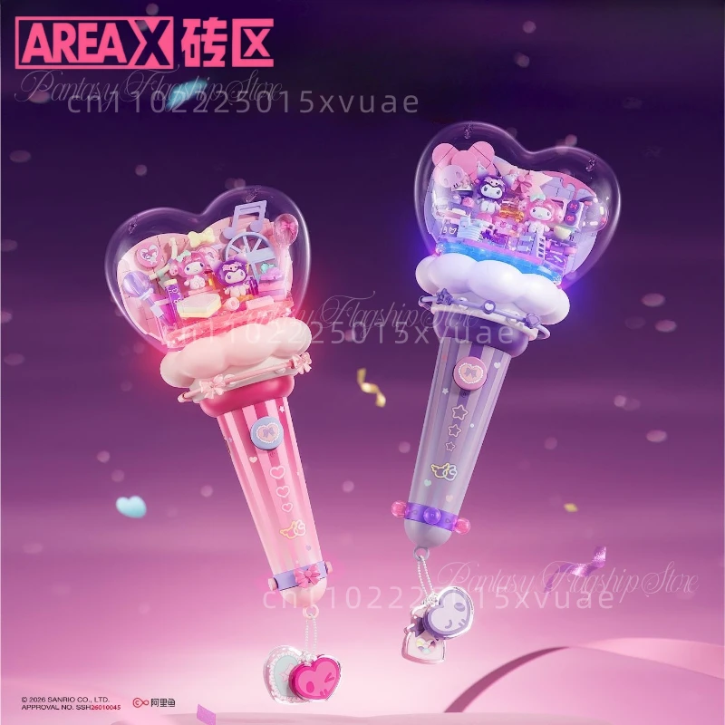 

Новые конструкторы AREAX Sanrio: Куроми и Май Мелоди, сборные фигурки, аниме-модели, коллекционные настольные украшения, подарки