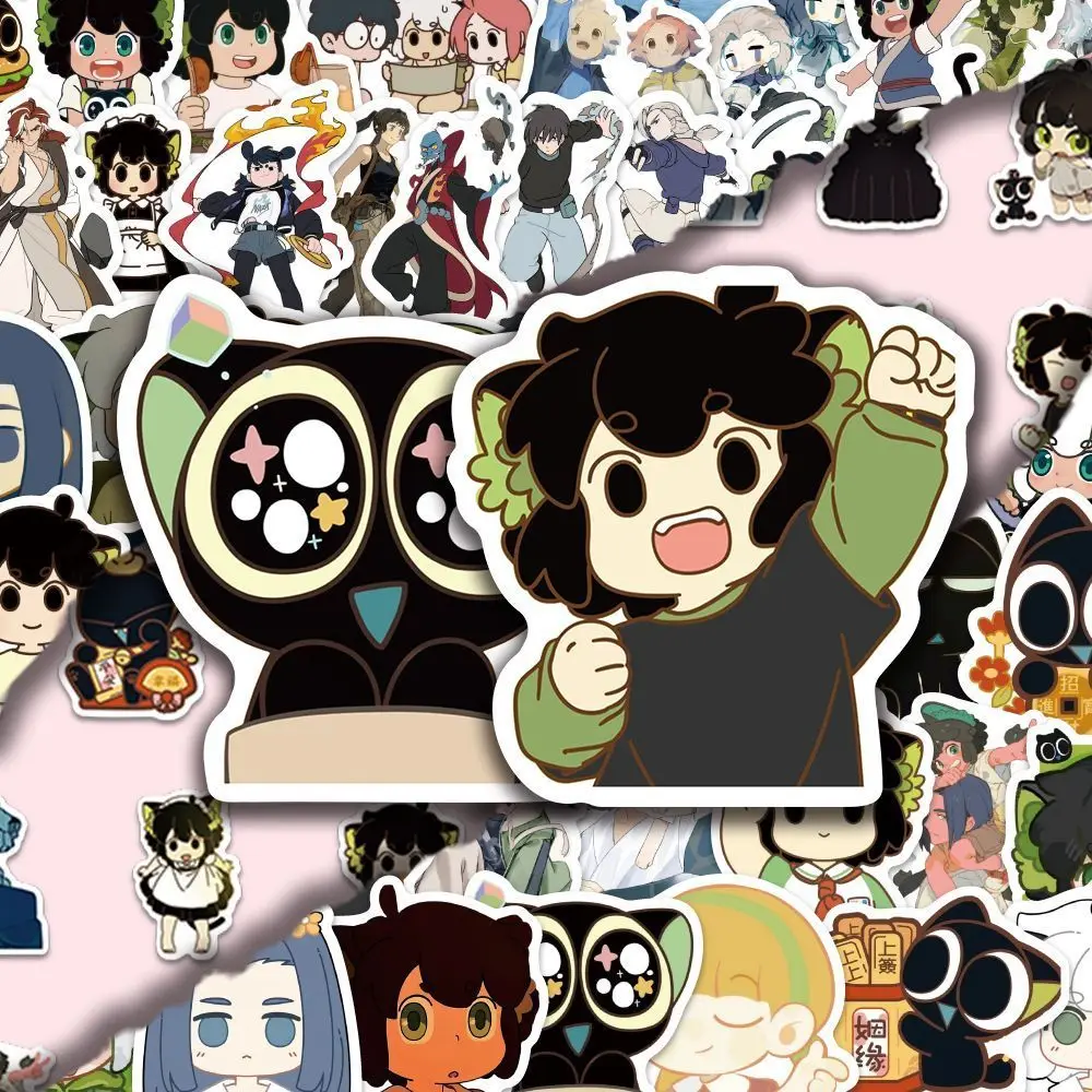 

Luo Xiaohei's War Memo Stickers Cute Decoration Cartoon Desktop Mobile Account Notebook Waterproof DIY Stickers