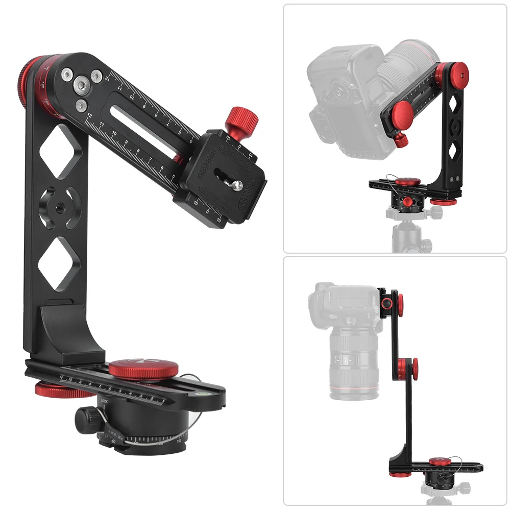 Cabezal de bola panorámico 720 con mecanizado de precisión CNC °   Cabeza de bola panorámica de alta calidad para fotografía panorámica y de primer plano