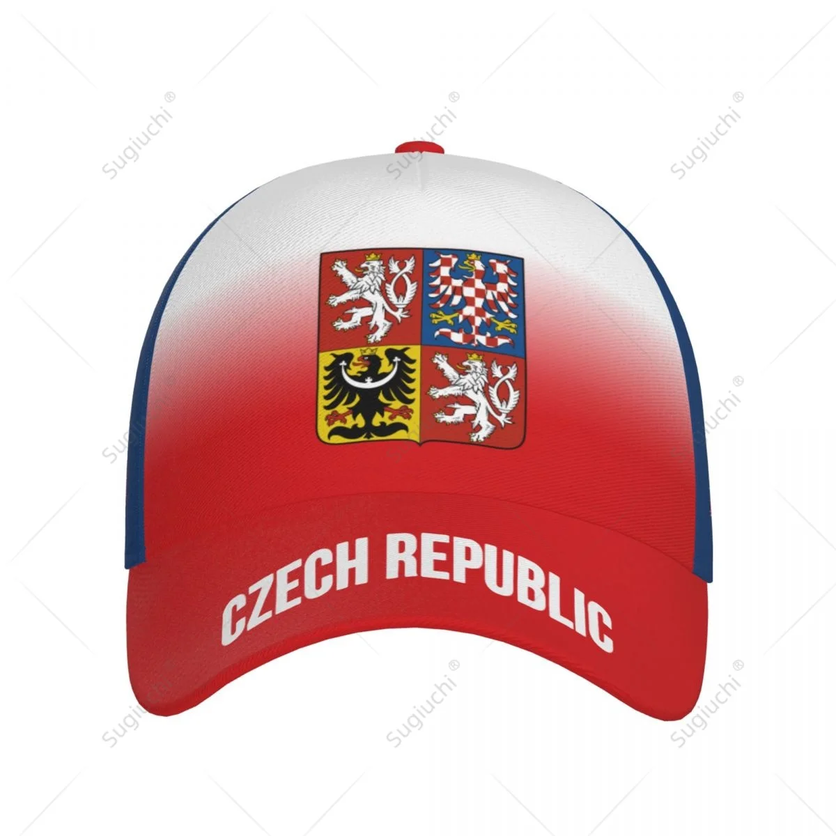 Unisex Baseball Cap Hat Czech Republic Flag Gradient Color 3D Printing for Tennis Outdoor Bike Bicycle Golf Baseball Sports Fans view 2