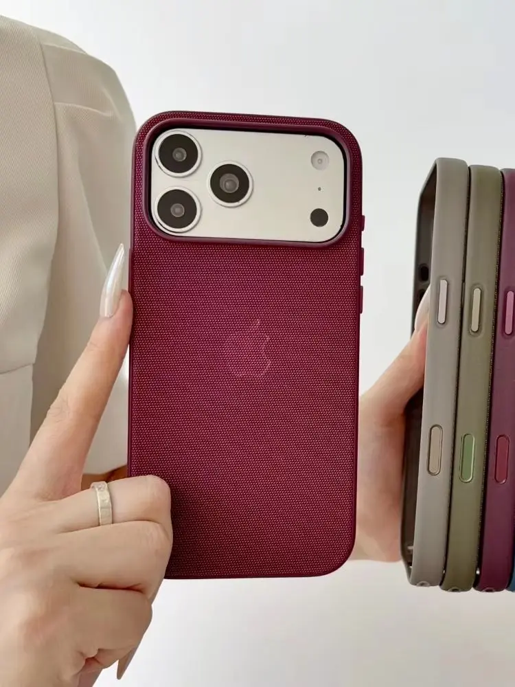 Oryginalne etui do iPhone 18 Pro 18 Pro Max z technologią tkanej struktury, logo, wbudowanym magnetycznym systemem Magsafe, matowe, cienkie, z pudełkiem. — 2