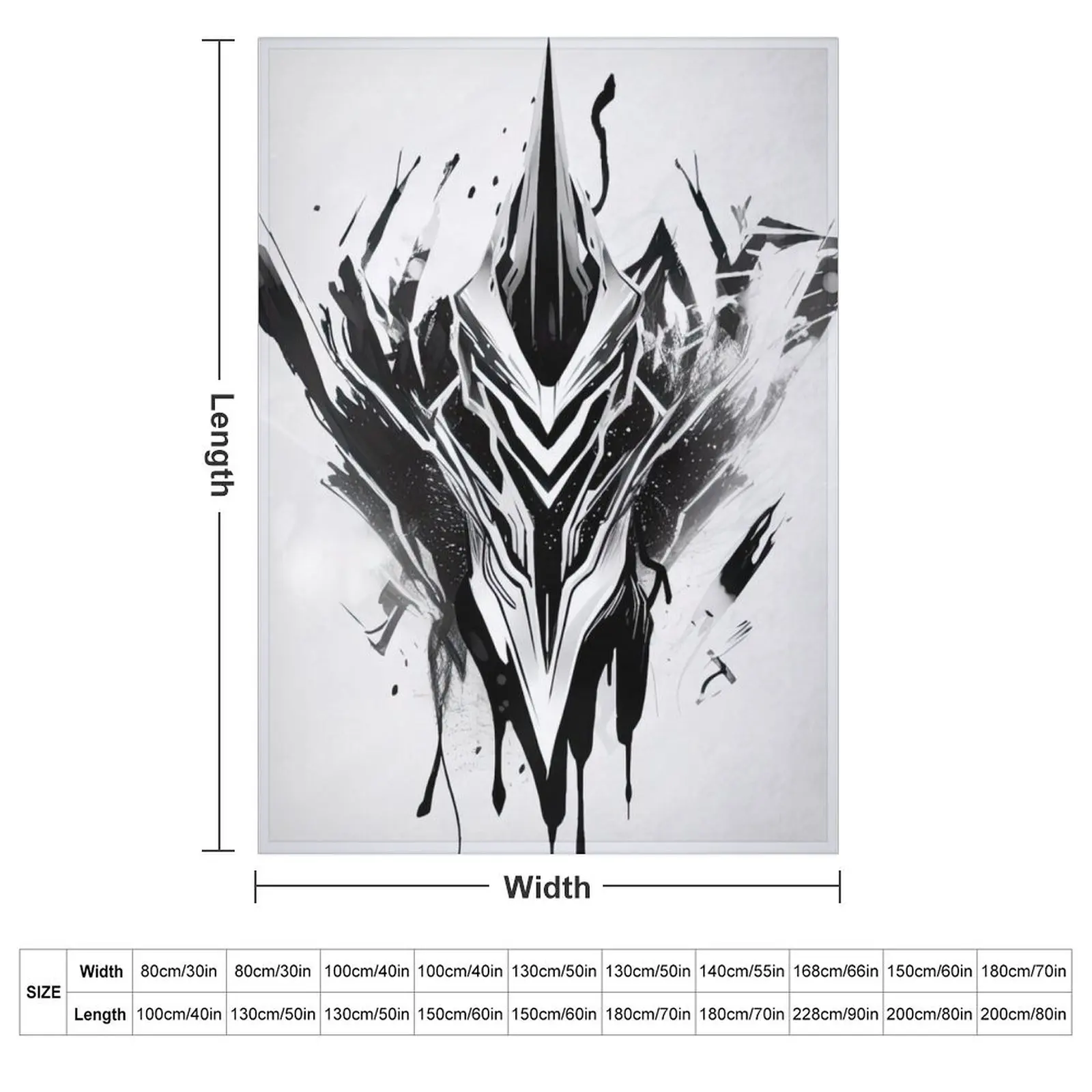 warframe logo Throw Blanket couch cozy soft plush fuzzy picnic outdoor blanket