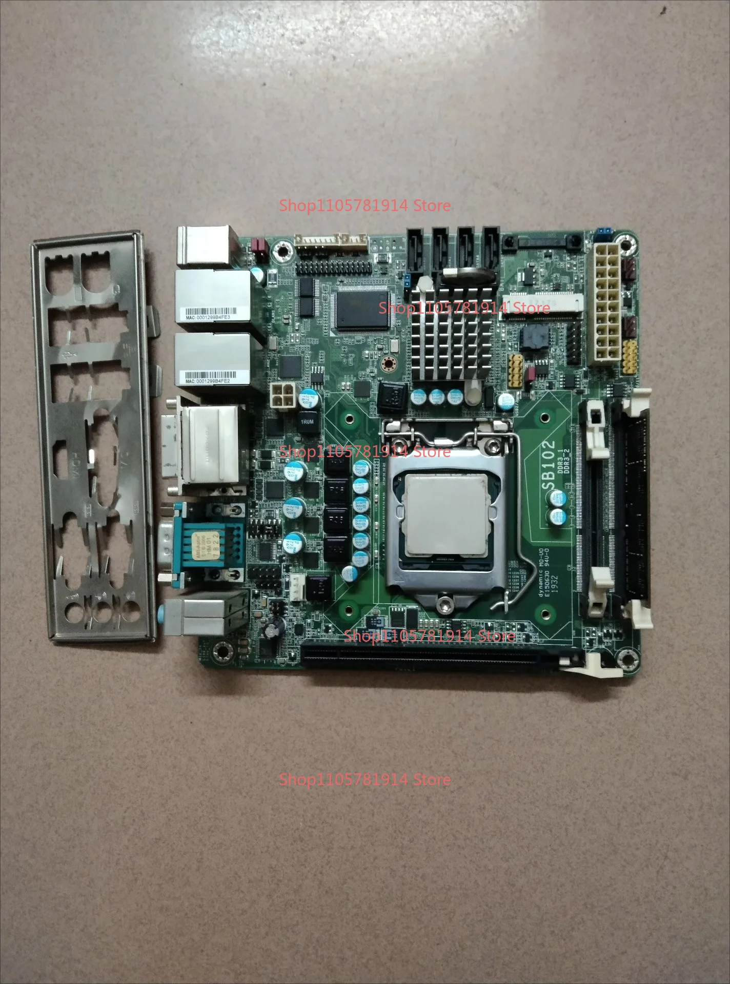 For Industrial Computer Main Board SB102 with I3 CPU. Memory 4GB with Baffle
