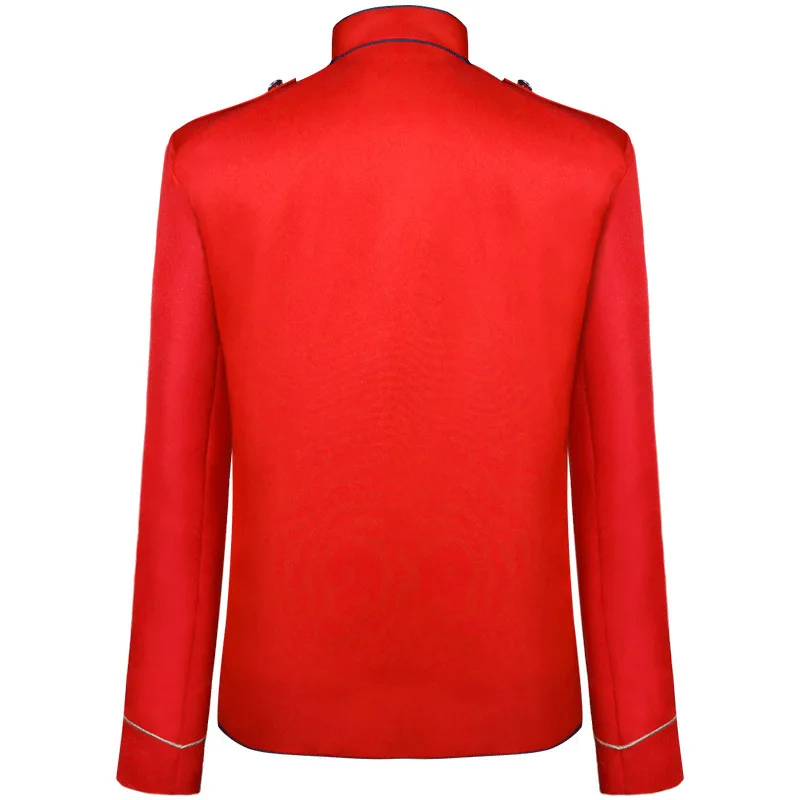 New loween Wi Medieval Gothic Sle St Drummer Men's Costume Retro Period Piece Ideal for Stage Performances And Fest...