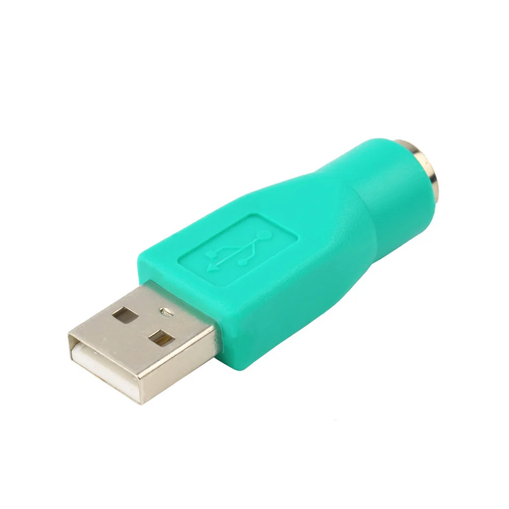 

2 Female to USB Male Adapter Keyboard Mouse to USB Convertor Connector Adapter USB Male To Female 2 Adapter