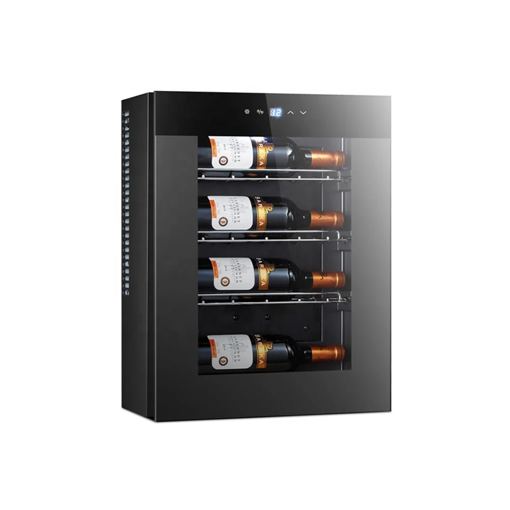 Apex Commercial Stainless Steel Mini Beverage Display Fridge Wine Cooler With compressor