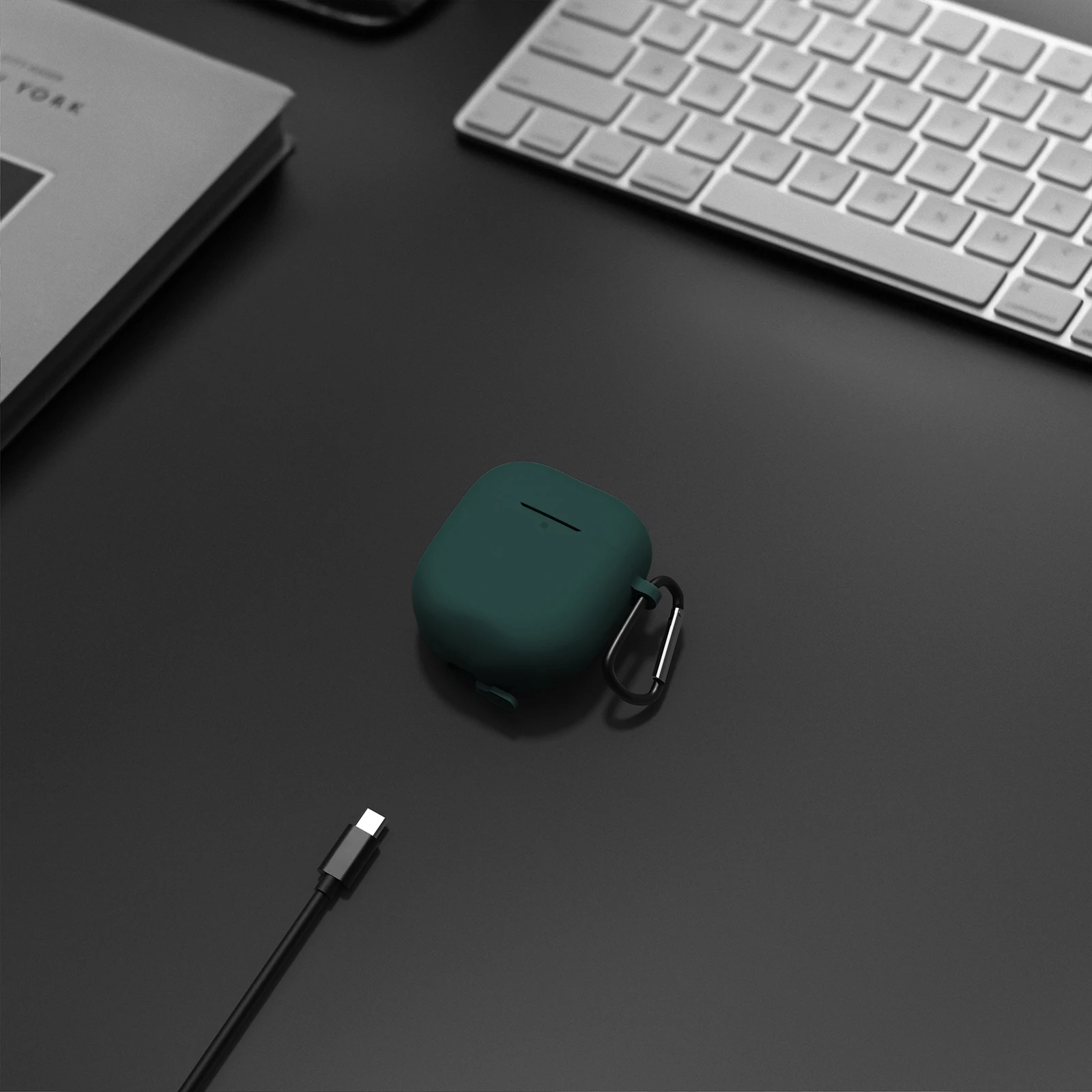 Geekria Silikon hülle Abdeckung kompatibel mit neuen Bose Quiet comfort Ohrhörer ii echte drahtlose Ohrhörer, Ohrhörer Haut abdeckung