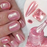 7ml Glitter Nail Polish Colorful Bright Sparkling Glitter Pearl Nail Art DIY Decoration No Need of Lamp to Cure