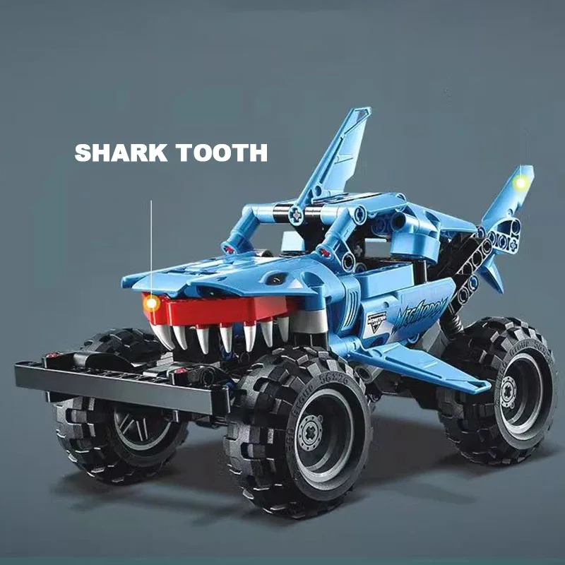 Technical Shark Off-road Sport Racing Building Blocks Hypercar 42134 Brick Cross Country Model Vehicle Toy Kids Adult For Gifts