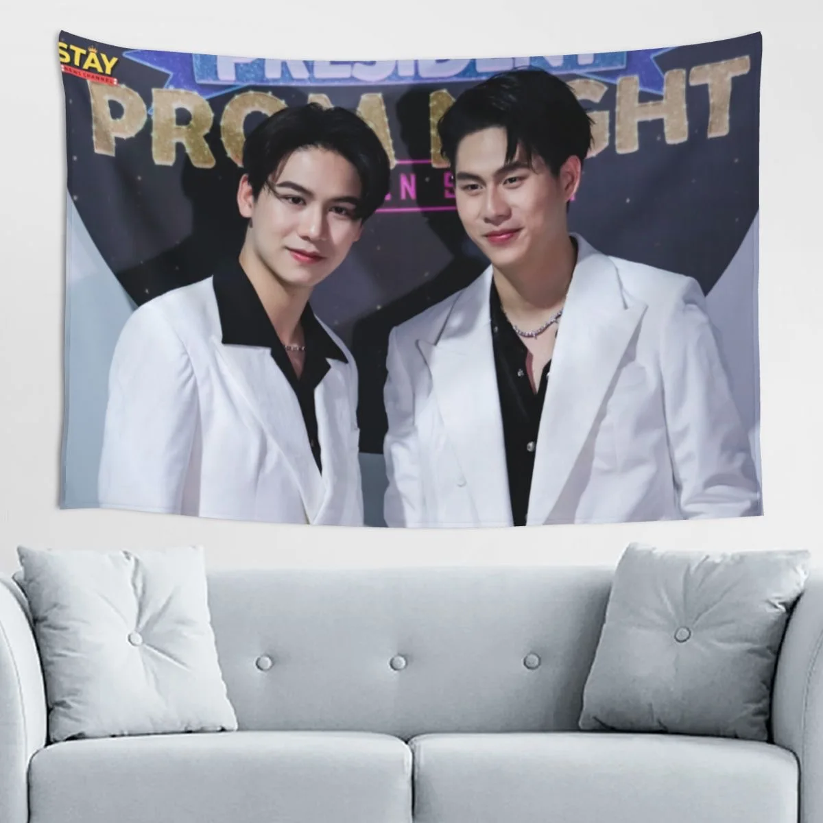 WinnySatang HD Poster Hanging Cloth Thai TV My School President Drama Stills Photos Tapestry Bedroom Art Wall Decor Background