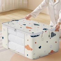 Moisture Proof Organizer Quilt Clothes Storage Bag Big Capacity Blanket Sorting Bags Dustproof Closet Under-Bed Storage