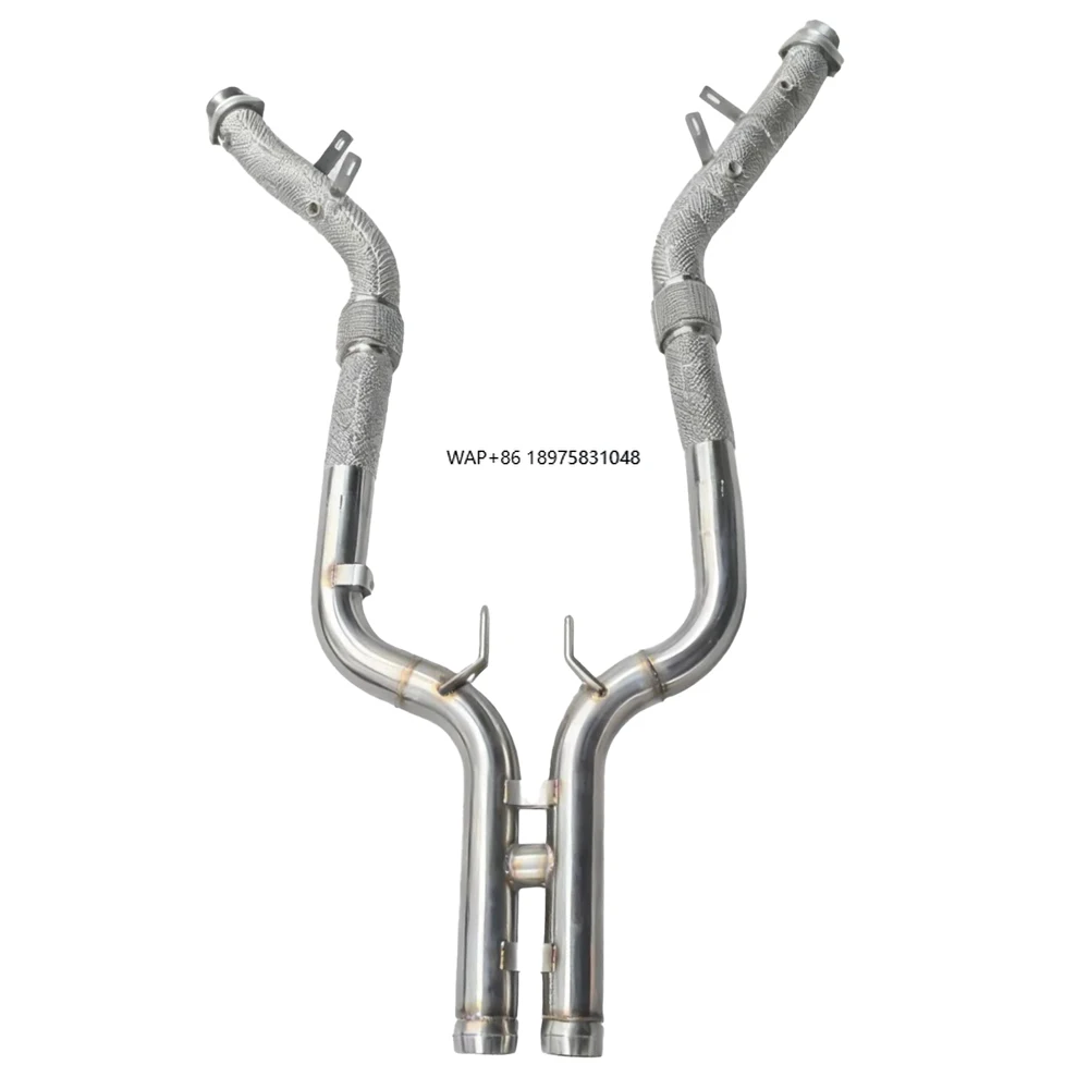 

GDR Stainless Steel Free Flow Pipe for W222 5.5T 2018-2022 Straight Downpipe Exhaust System