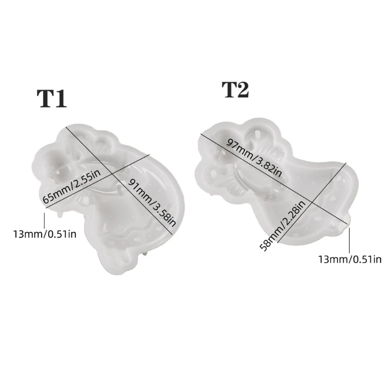 

Lovely Figurine Angelic Sturdy Silicone Mould to Improve Hand Flexibility and Imagination Portable for Jewelry Making