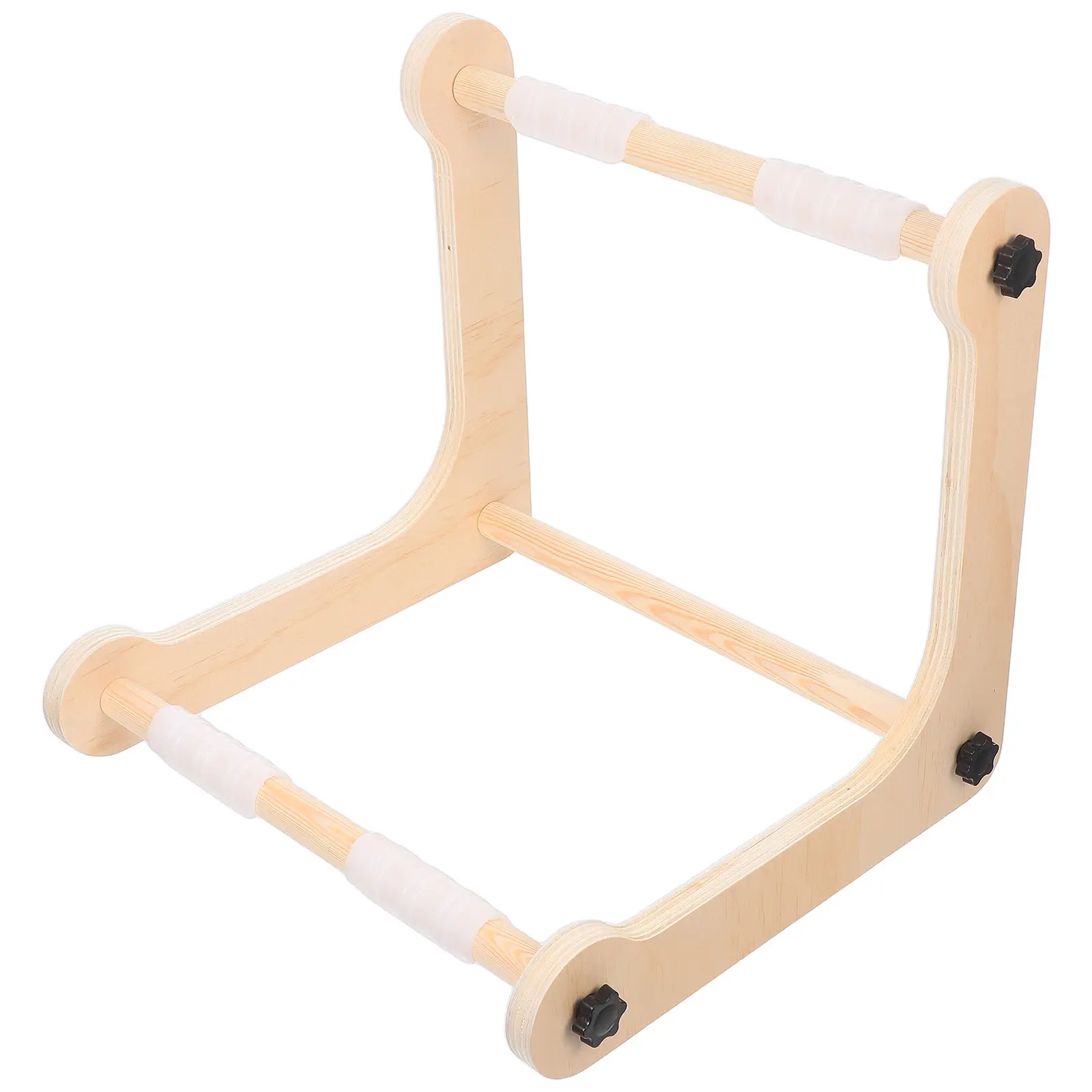 Adjustable Wood Embroidery Hoop Stand Lap Tabletop Cross Stitch Frame Holder Portable Stable Wooden Needlework Rack Crafting