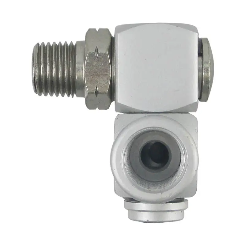 360 degree pneumatic aluminum alloy pneumatic joint universal rotating elbow