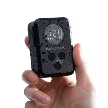 Ridingmark AS290 Waterproof Bicycle Mini Pump Air Inflator 120PSI 600mAh Rechargeable Battery Cycling Bike Accessories