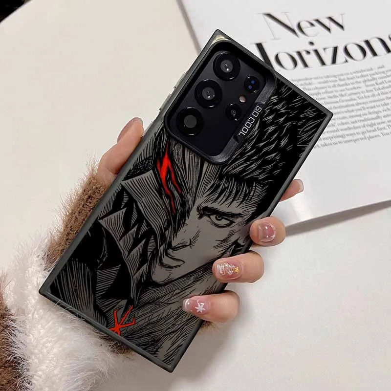 Coque de téléphone colorée Berserks Fantasys Anime pour Samsung A37 A57 A73 A72 A71 A56 A55 A54 A53 A52 A36 A34 A33 A32 A26 A25 A17