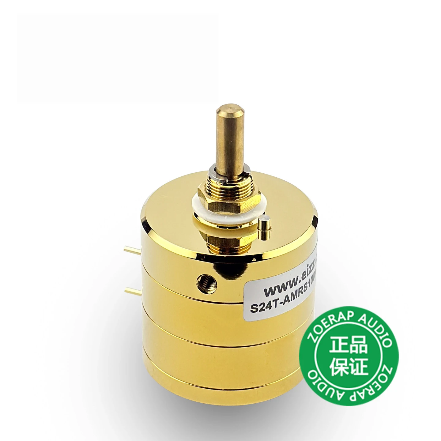 EIZZ 24-Step Audiophile Volume Potentiometer, with AMRS Resistors, Available in 10K, 50K, 100K, 250K Versions