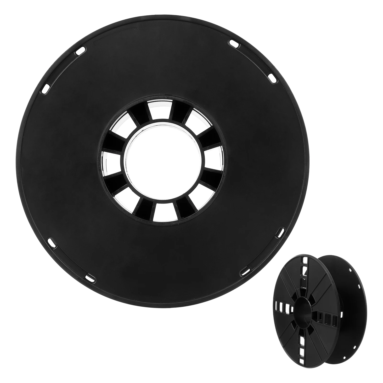 

Cord Storage Reel Empty Payoff Extension Wire Spooler Scroll Wheel Caddy Black Durable Plastic Compact Portable For Cables Leads