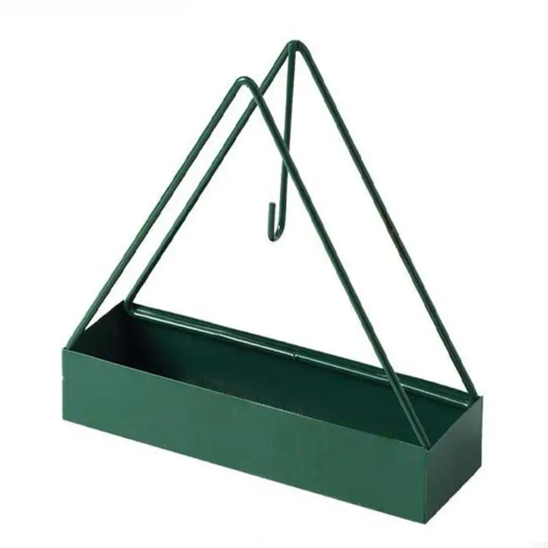 97QD Decorative Iron Triangular Mosquitoes Coil Stand Wall Ceiling Hook Insect Expel