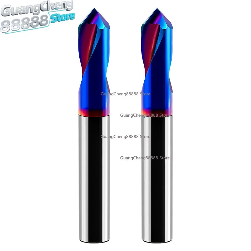 65 Degree Tungsten Steel Fixed Point Drill Alloy Milling Cutter 90 Degree Positioning Drill Chamfer Cutter Center Drill Bit
