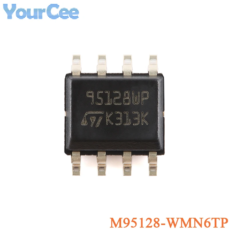 5Pcs M95512 M95256 M95128 M95640 M95320 M95160 M95080 WMN6TP SOP-8 512Kbit 256Kbit 3SPI bus EEPROM chip with high-speed cloc