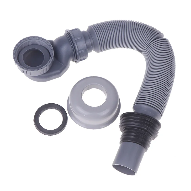 

Высококачественный сливной патрубок для ванны с функцией ABS, эффективная конструкция для отвода воды, плоская ванна, серый цвет, полипропилен, для автодомов